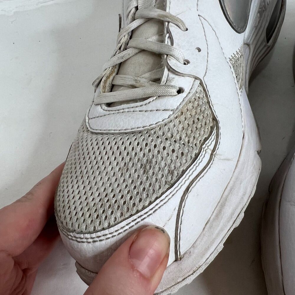 Nike Air Max Excee White Holographic Sneakers Running Shoes Athletic Size 9.5 - Picture 8 of 11